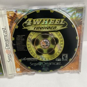 4 Wheel Thunder (Sega Dreamcast, 2000) CIB Complete Tested + Registration Card