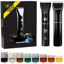The Beard Club Precision Beard Trimmer 8 Guides 45 Trim Settings Cordless