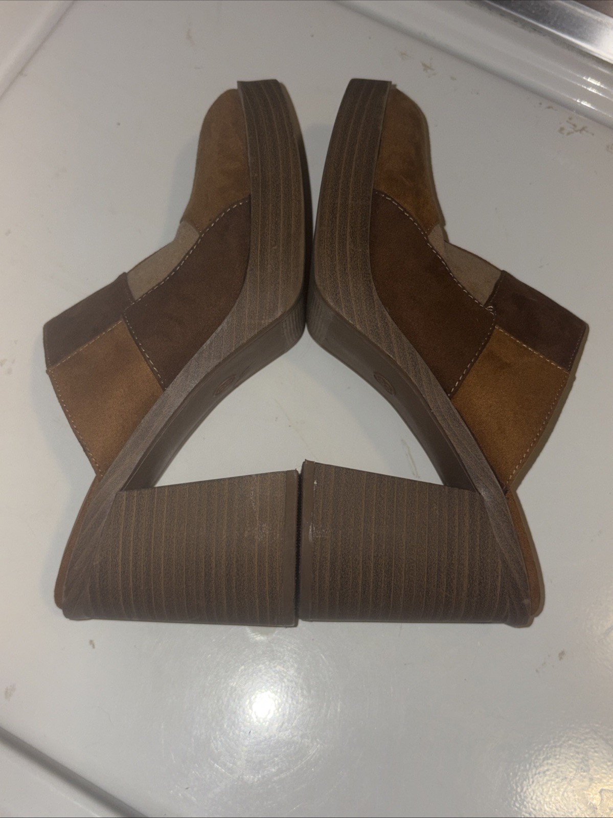 Universal Thread Womens Brown Patchwork Hippie Fa… - image 14