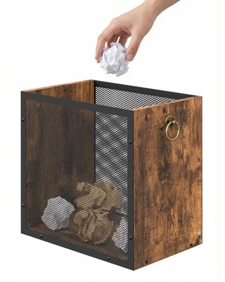Waste Basket, 4.5 Gallon Rectangular Garbage Container, Trash Can, Trash Bin,...
