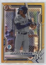 2021 Bowman Draft 1st Edition Gold Foil 14/50 Alexander Vargas #BD-121 10k8