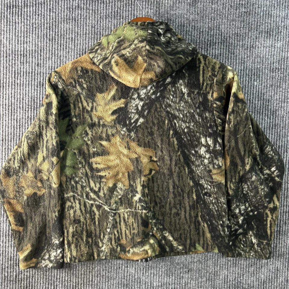 Vintage Hunting Jacket Boys Medium Realtree Camo Zip Up Hoodie Woolrich - Image 2 of 4