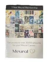 Meural Canvas Annual Membership Card for Digital Picture Frame Art #MCMYA-10000S