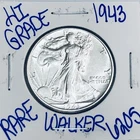 1943 WALKING LIBERTY SILVER HALF DOLLAR AUTHENTIC U.S.MINTCOIN FREESHIPPING 6205