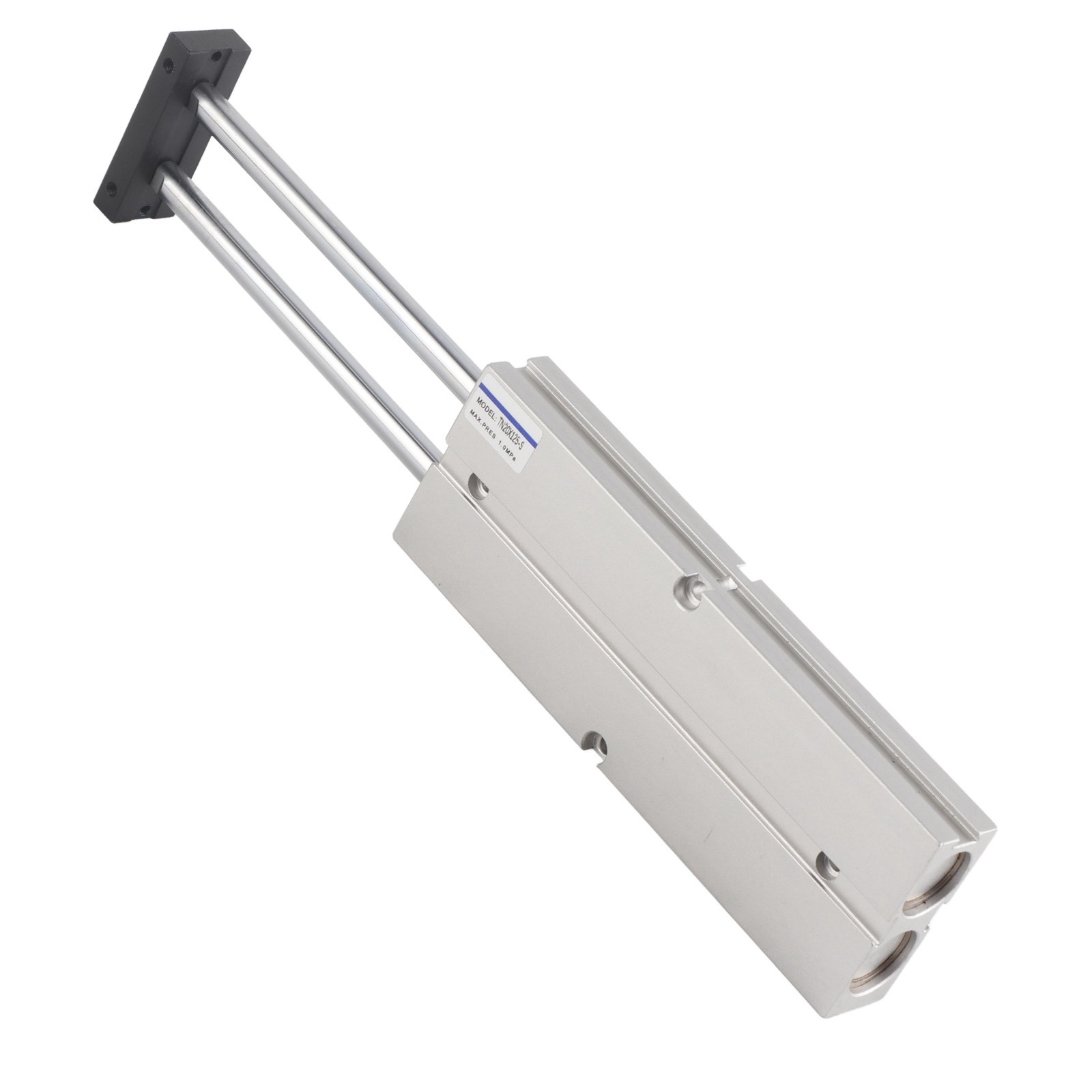 Double Rod Cylinder Pneumatic Air Double Acting 20mm Bore 125mm Stroke.