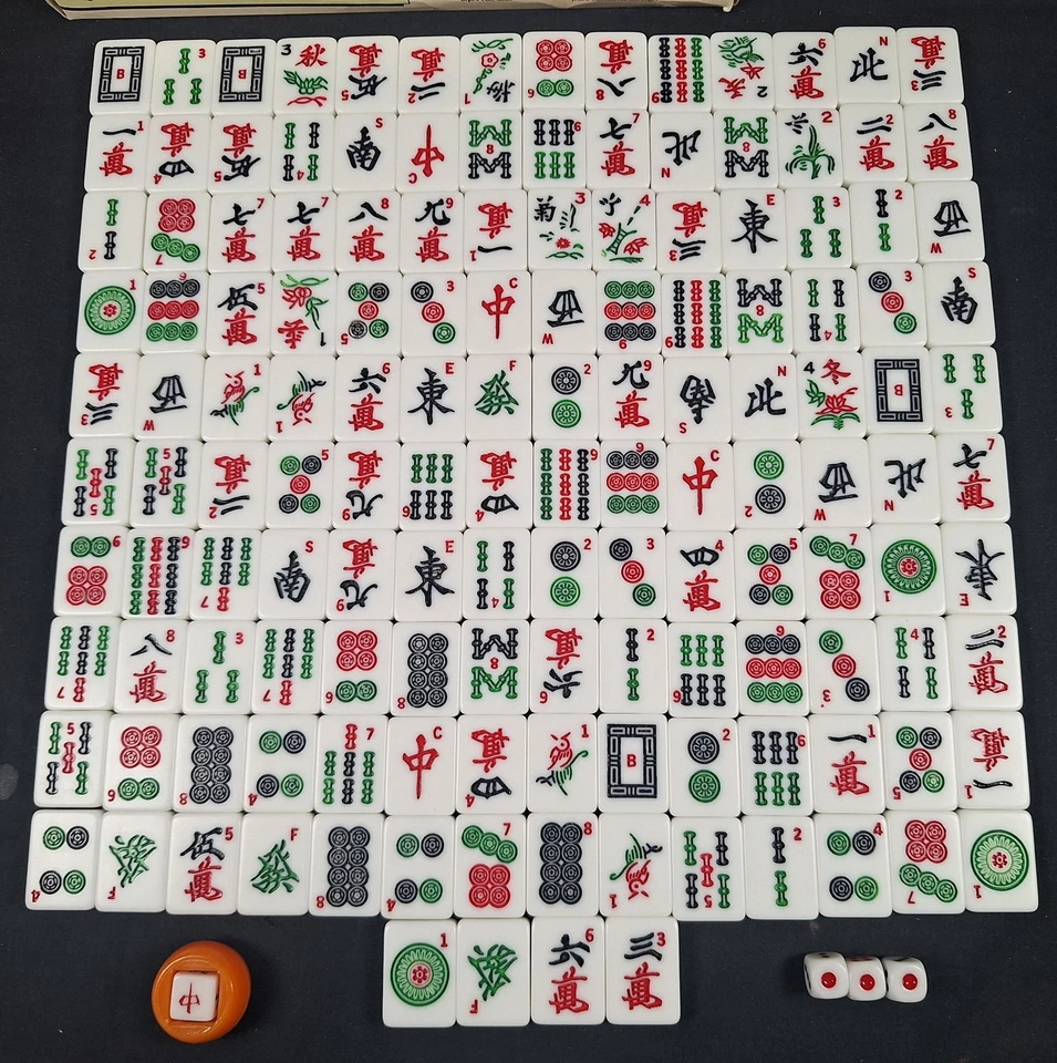 MAH JONGG Chinese Game of Four Winds Complete  - Image 4 of 4