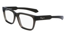 New Salvatore Ferragamo SF-2941 023 Crystal Deep Grey Eyeglasses 54/18/145