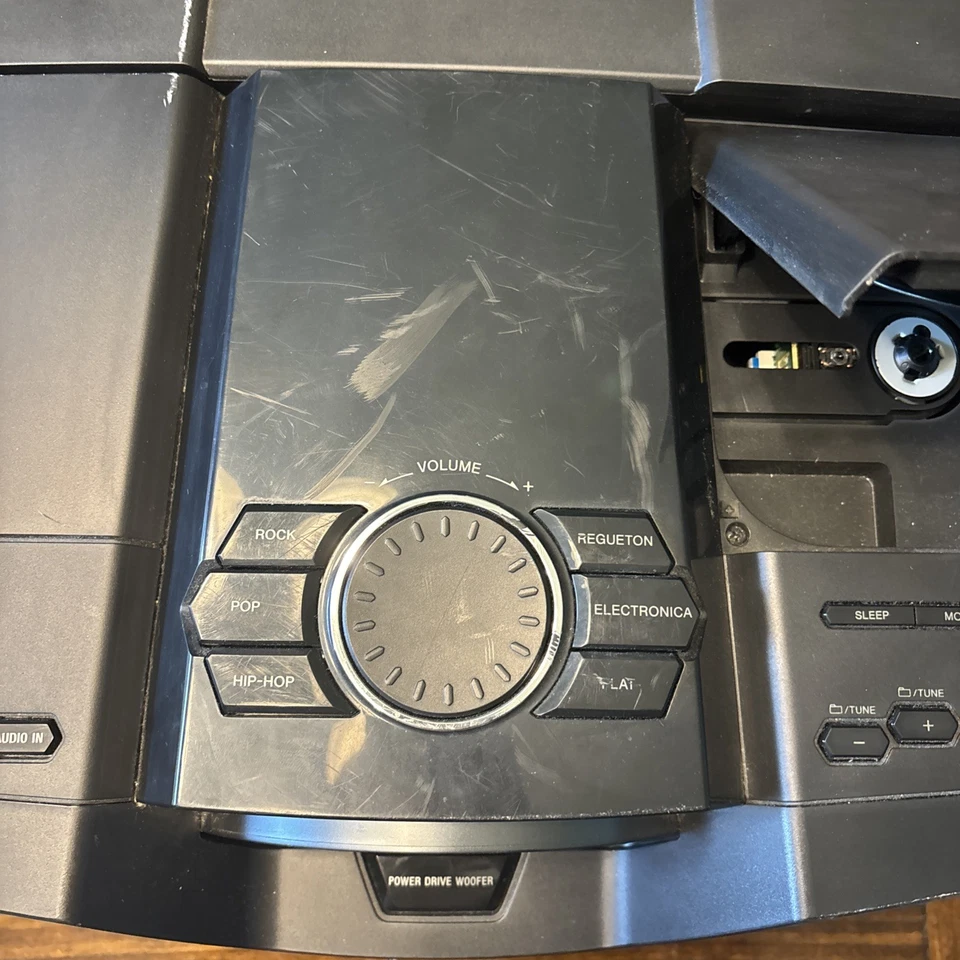 Sony ZS-BTG900 Audio System W/ Power Cord CD Player Bluetooth Radio Lights Bass - Image 4 of 4