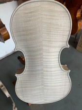 European Wood Unvarnished handmade 4/4 violin Stradivarius Model DDP to USA 