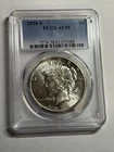 1928-S $1 Peace Silver Dollar PCGS AU58 Bright White Better Date