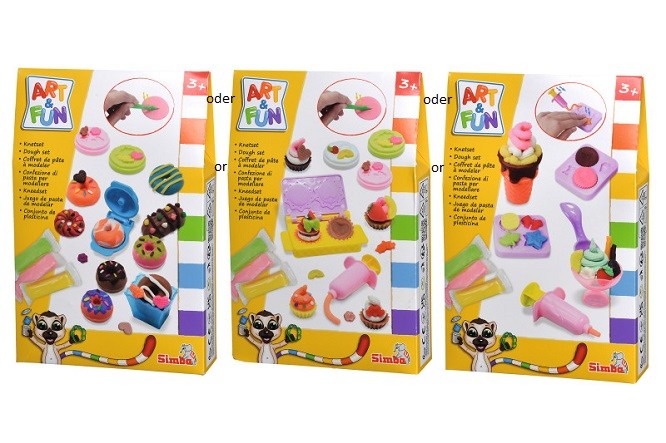 Simba 106324615 - A&F Small Modelling Clay Set, Assorted - New