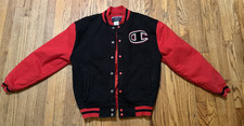 Champion Varsity Letterman Jacket Big C Red B...