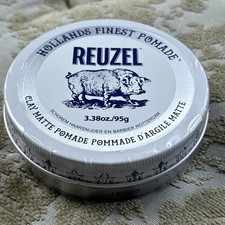 Reuzel Hollands Finest Clay Matte Pomade 3.38oz/95g. New