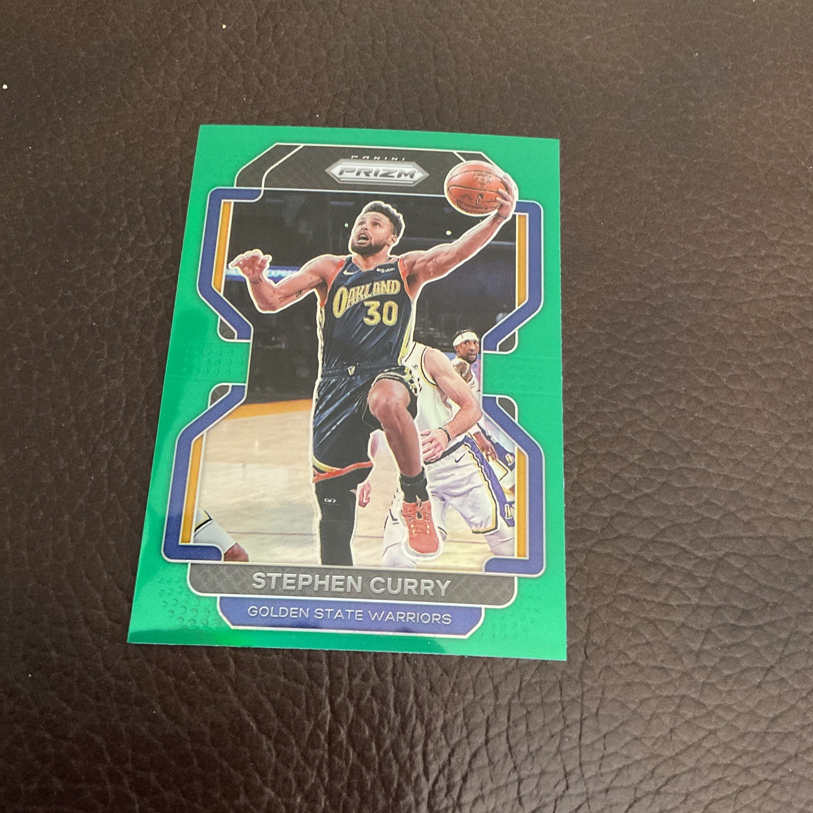 Steph Curry Green Holo PRIZM 2021-22 Panini Prizm #154 Parallel GS Warriors