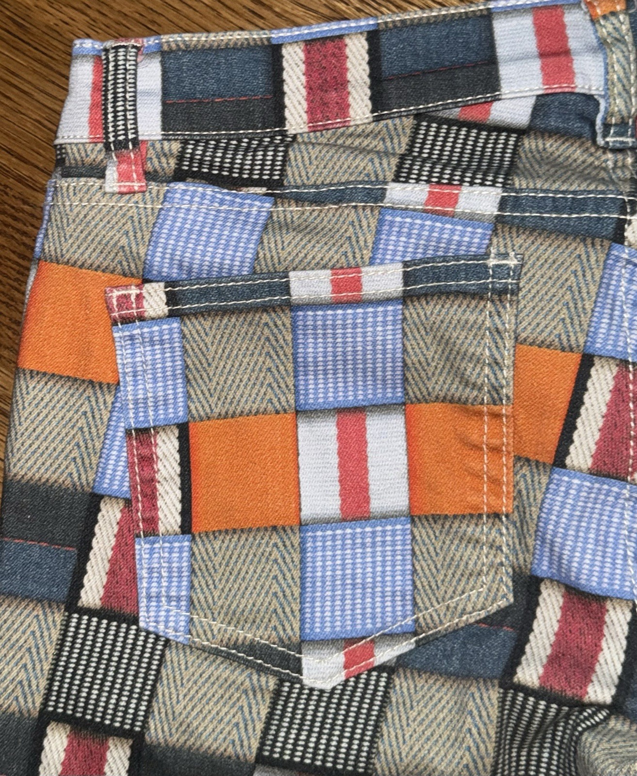 Tory Burch-Runway Collection-Patchwork Cropped St… - image 11