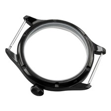 44mm Stainless Steel Watch Case Fit For Seagull ST3600 ETA 6497 6498 Movement D