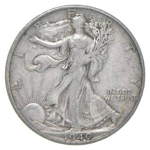 Photo of a 1940-S Walking Liberty Half Dollar from an eBay listing that sold on Jul 19, 2026