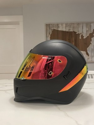   Icon Airform Dark -Large - Rubatone Black Motorcycle Helmet
