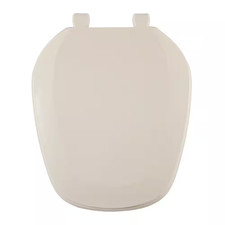 Eljer Emblem Round Square Toilet Seat Natural Finish