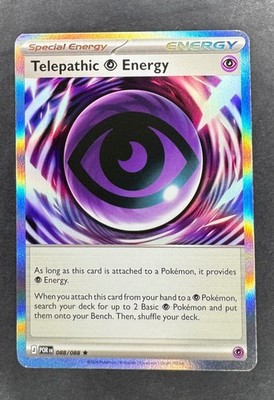 Pokémon Telepathic Psychic Energy Rare Holo 088/088 ME03 Perfect Order NM