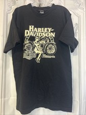 2002 Harley Davidson t-shirt Size L Fort Walton Beach MADE IN USA