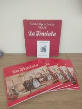 LE GRANDI OPERE LIRICHE - VERDI - LA  TRAVIATA  IN  4   33 GIRI  VINILI