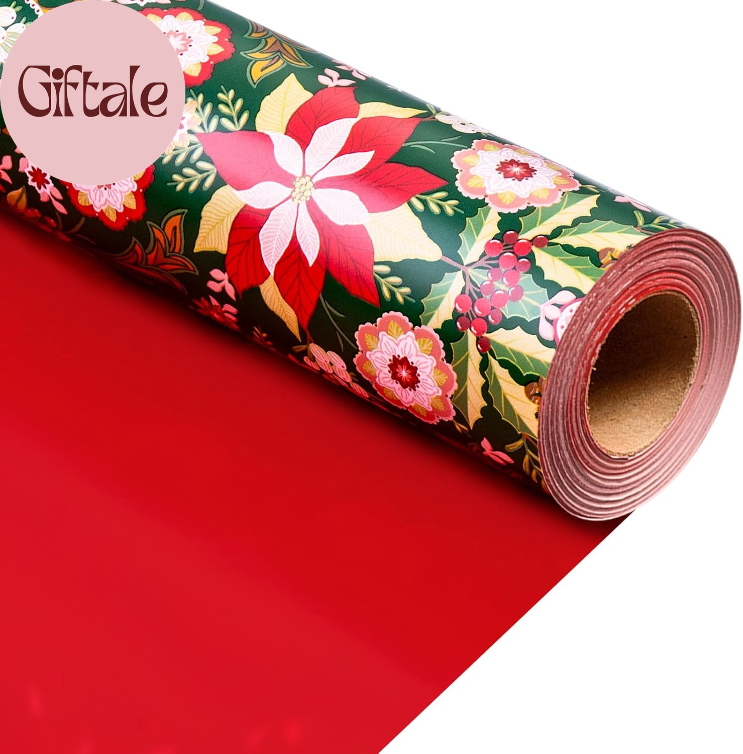 Roll - 17in X 33ft - Vintage Gift Wrapping Paper Featur