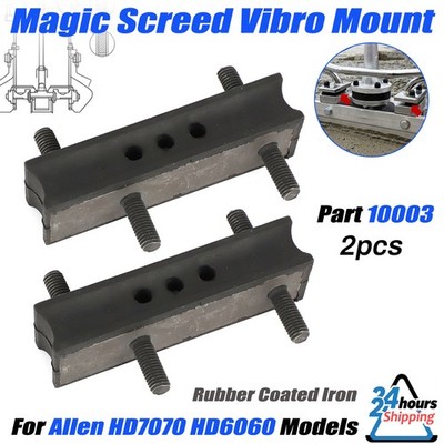 For Magic Screed-Concrete Wet Screed-Vibro Mount 2pcs Rubber & Iron Lightweight