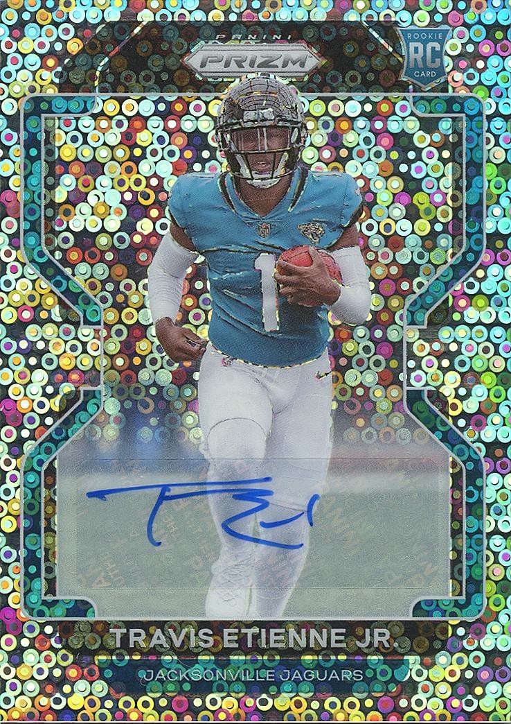 Travis Etienne Jr. 2021 Prizm Disco Auto Autograph Rookie