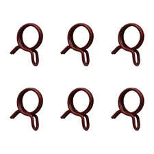 Qty 6: Fuel Line Boot Clamp Fits John Deere Replaces R34766