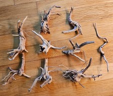 Natural Driftwood 8 Pack Spider Wood Aquarium Decorations Reptile Fish Tank Bran