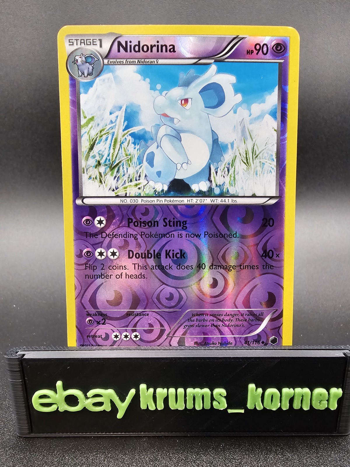 Nidorina 41/116 Plasma Freeze Reverse Holo - NM