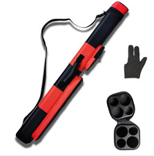 2x2 Hard cue case Square Pool Cue Billiard Stick Carrying Case