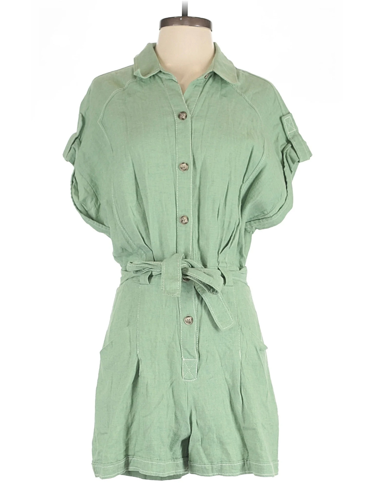 Zara Women Green Romper M