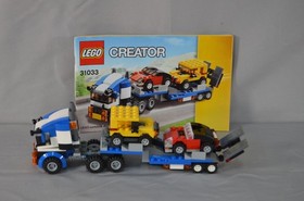 LEGO CREATOR 3 in 1: Vehicle Transporter 31033 Complete except for box