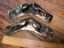 Vintage Pair of Cast Polished Bronze 8 1/2 St...