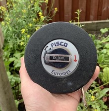 Fisco Meteor 30m/100ft Vintage Retractable Tape Measure