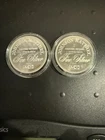 2 JOHNSON MATTHEY  1 oz .999 Fine Silver Rounds, Proof-Like! U.S Shipping Only!