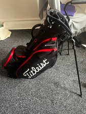 titleist players 4 StaDry stand bag - black and red