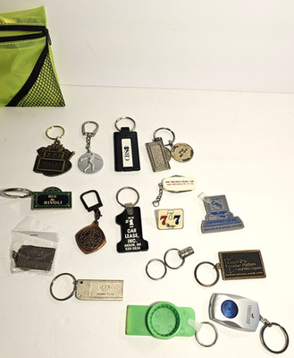 Vintage Keychain Lot Casino 777 Ballys Intel Pentium Goodyear Promo Mix