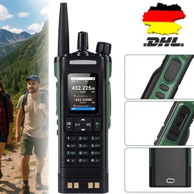 BaoFeng DM-32E 10W HTQ DMR Dualband VHF UHF Walkie Talkie Handfunkgerät DE