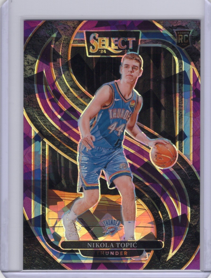 2024-25 Panini Select  Purple Prizm /99 Nikola Topic #171 RC