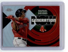 2022 Topps Chrome Update #GNC-17 Rafael Devers Generation Now Chrome Red Sox