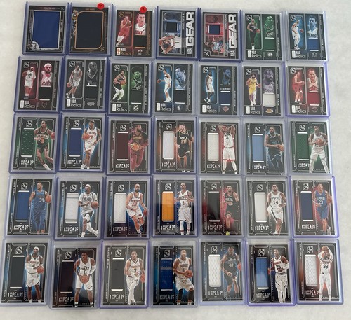 2024-25 Silhouette Threads Relics Gear Finals Game Used GU Jersey Lot (35) RARE