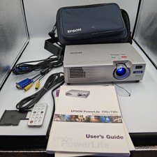 Epson PowerLite 720C 730C Multimedia LCD Projector 2000 ANSI 1024x768