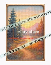 1000 piece jigsaw puzzle Nature forest trail nature landscape
