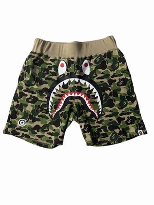 A Bathing Ape BAPE Green ABC Camo Sweat Shorts | eBay