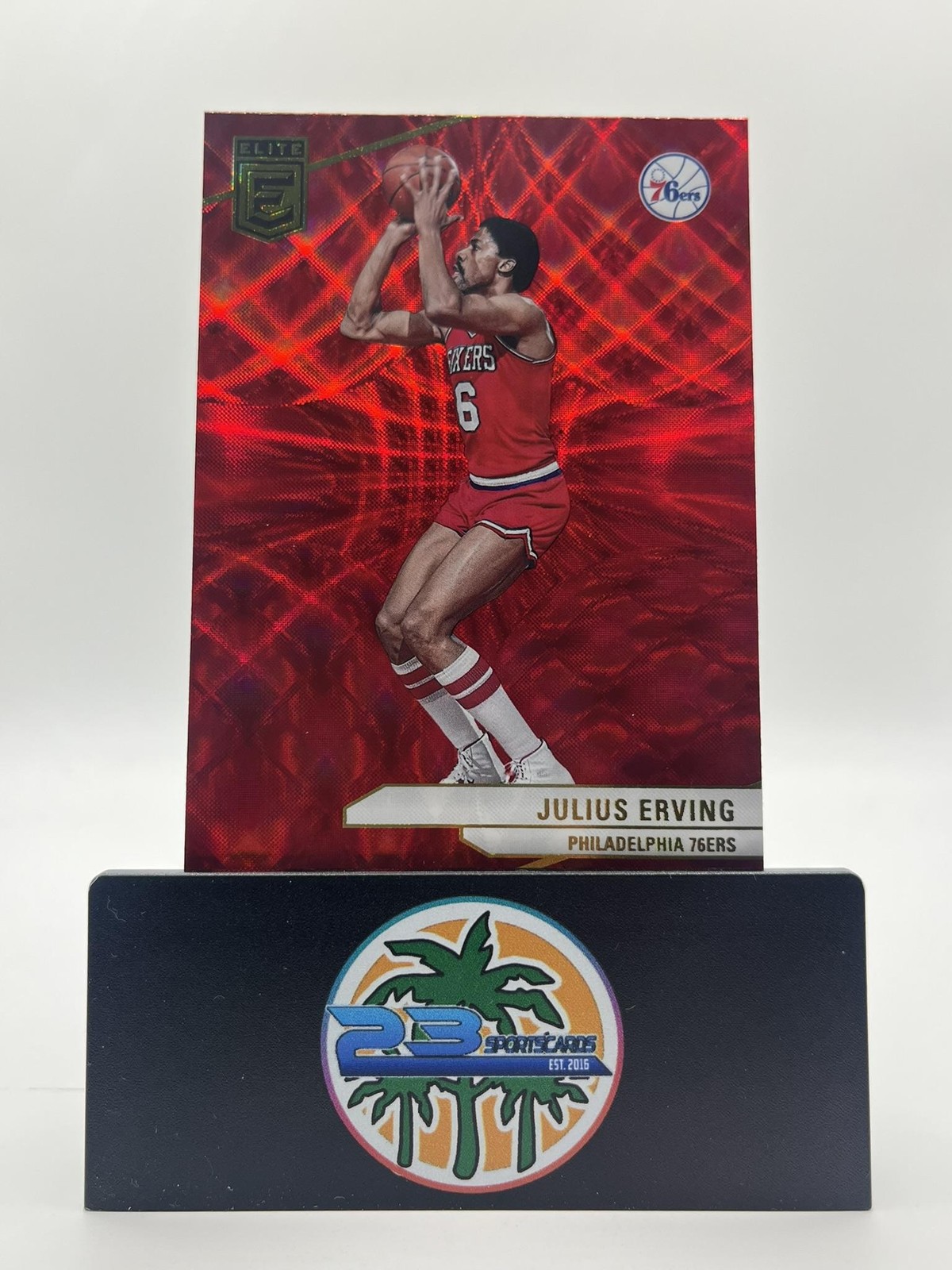 2023-24 Donruss Elite #179 Julius Erving International PARALLEL 76ERS
