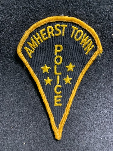 Vintage Amherst Town Massachusetts Police Department Patch