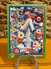 2025 Topps Murakami Tokyo Series Matthew Boyd Green Foil /99 0276